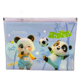 پوشه زیپی A4 طرح پاندا