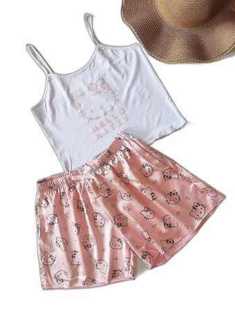 ست تاپ و شورتک کیتی