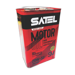 روغن موتور خودرو ساتل مدل 20W-50 SM حجم 4 لیتر
