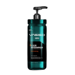 VASSO HAIR SHAMPOO Thick & Strong 1000ML شامپو مو واسو – تقویت‌کننده و افزایش‌دهنده ضخامت مو – 1000 میلی‌لیتر