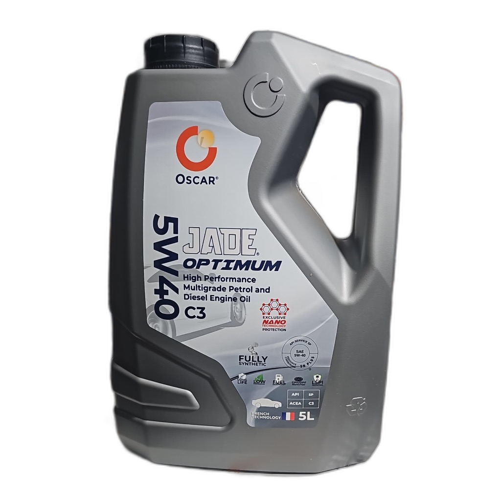 روغن موتور اسکار 5w40 با استاندارC3 پنج لیتری