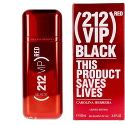 ادکلن کارولینا هررا وی آی پی بلک رد CarolinaHerrera 212 VIP Black Red