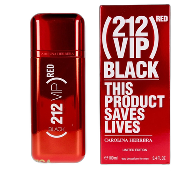 ادکلن کارولینا هررا وی آی پی بلک رد CarolinaHerrera 212 VIP Black Red