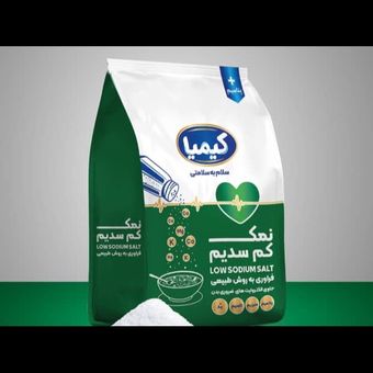 نمک کم سدیم رژیمی دارای پتاسیم 500 گرمی بسته 4 عددی