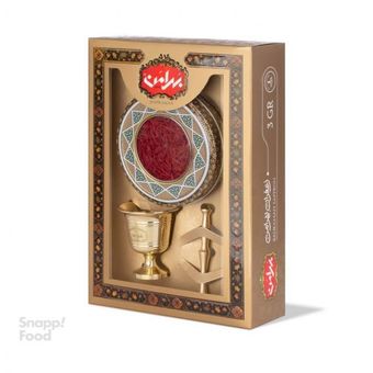 زعفران بهرامن 3 گرم هاون دار