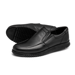 کفش مردانه چرم طبیعی و طبی تبریز مدل کامفورت بی بند