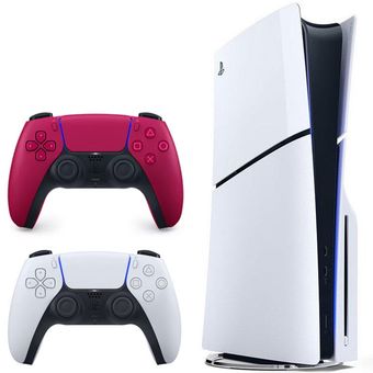 کنسول بازی سونی مدل PlayStation 5 Slim ظرفیت یک ترابایت ریجن 2016A اروپا به همراه دسته اضافی*95