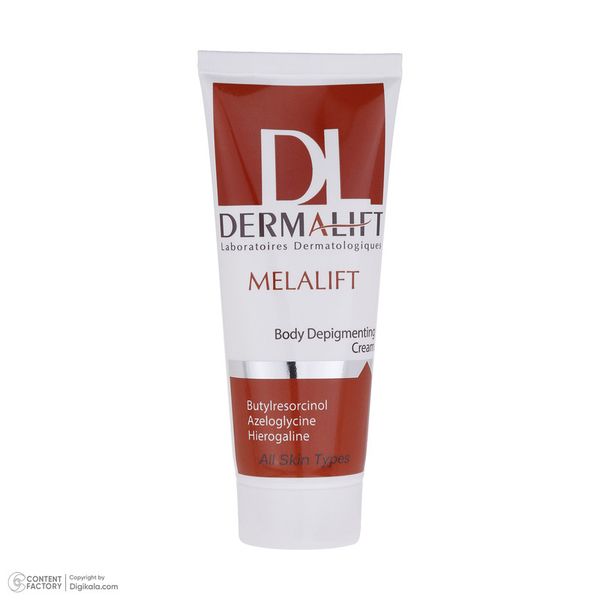 کرم روشن کننده بدن درمالیفت مدل Melalift حجم 75 میلی لیتر