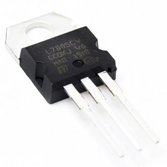 آیسی رگولاتور ولتاژ اس‌ تی‌ مدل L 7805 CV بسته 8 عددی
