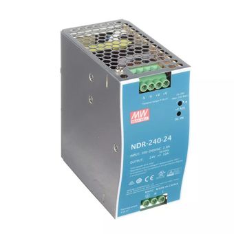 منبع تغذیه 24 ولت 10 آمپر مینول مدل NDR-240-24