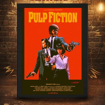 پوستر پالپ فیکشن  pulp fiction