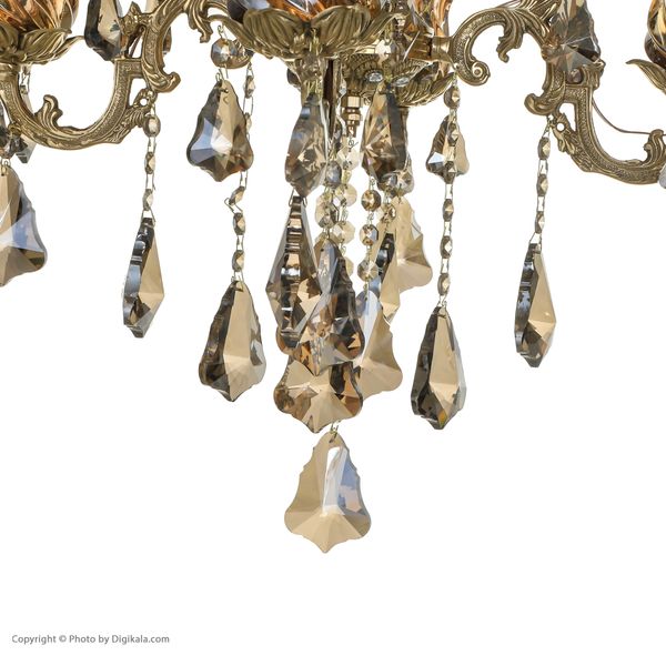 لوستر 8 شعله شاهان تک کد K/6029