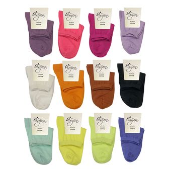 جوراب زنانه ویزیون کد VFS202-12Z1 بسته 12 عددی