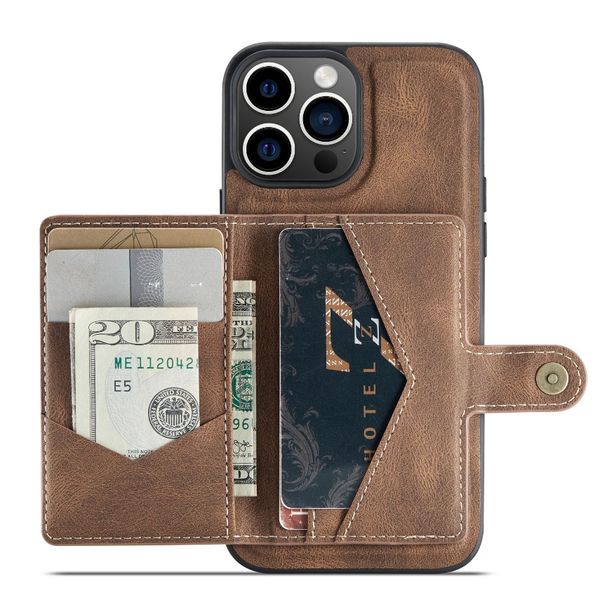 کاور جیهود مدل Leather Wallet مناسب برای گوشی موبایل اپل iPhone 15 Pro