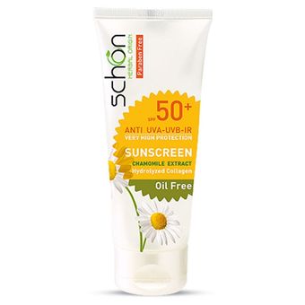 کرم ضد آفتاب فاقد چربی بدون رنگ شون SPF 50 تولید:1404/07 ‌مناسب پوست‌های چرب حجم 50 میلی‌لیتر