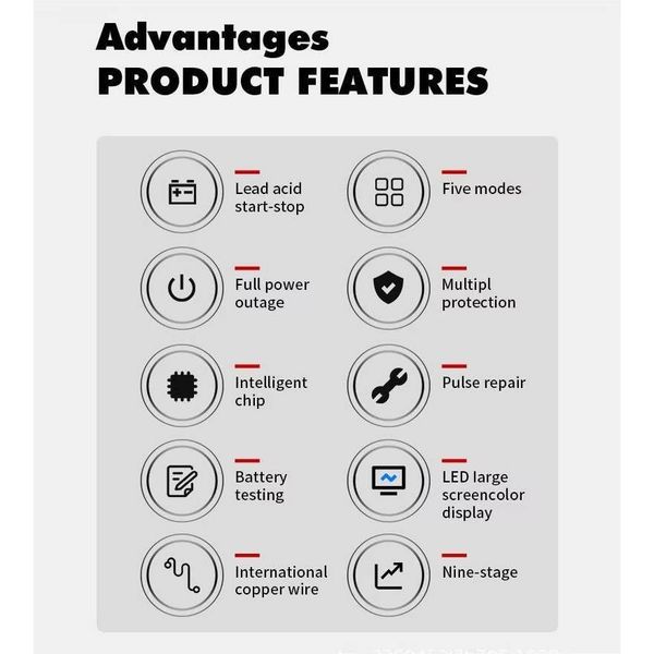 شارژر باتری خودرو برای باتری های تا 200 آمپر ساعت