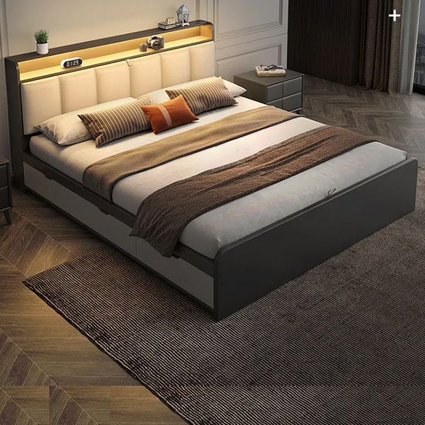 تخت خواب دو نفره مدل الما سایز 160×200 سانتی متر