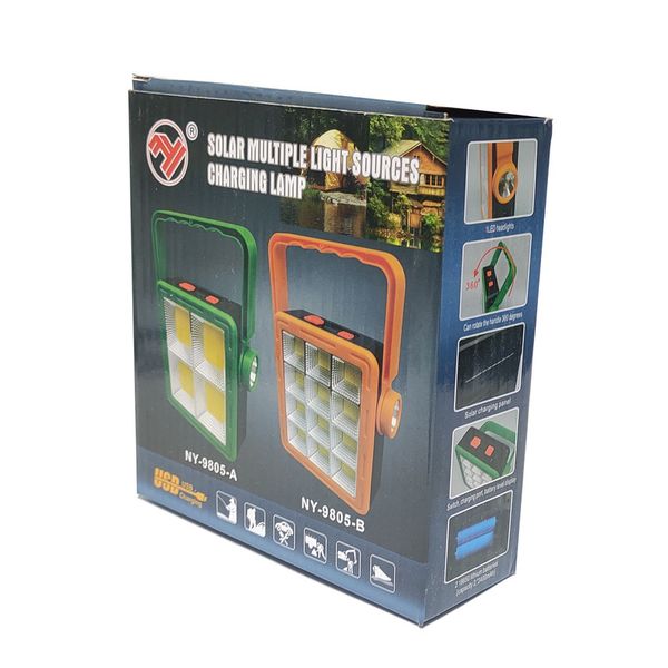 نورافکن دستی مدل خورشیدی کد ML-2867-A با نور مهتابی