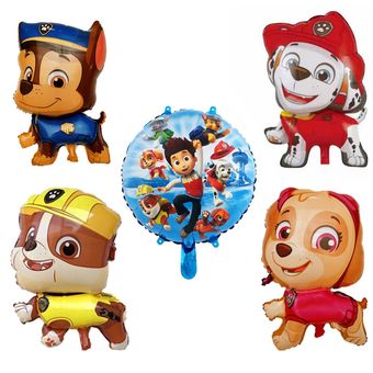 بادکنک فویلی مدل سگ های نگهبان و دوستان کد DB22 مجموعه 5 عددی