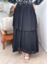 دامن حریر طبقه ای 2891