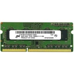 رم لپ تاپ DDR3L یک کاناله 1600 مگاهرتز میکرون مدل 12800s ظرفیت 4 گیگابایت