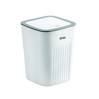 سطل زباله بادبزنی اطلس مدل موج گنجایش 3.5 لیتر کد 372