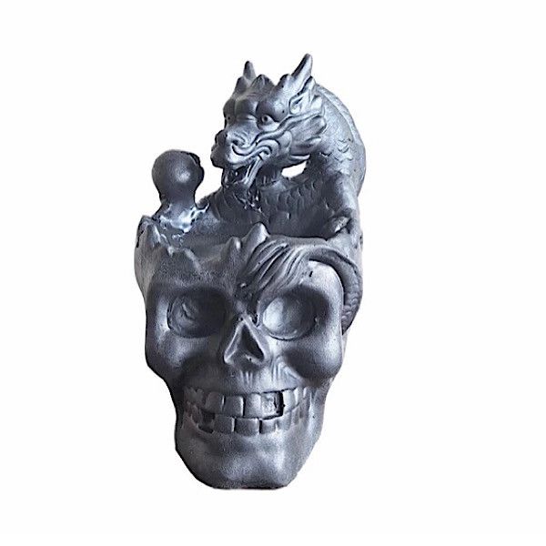 جای عود طرح جمجمه و اژدها مدل e1og