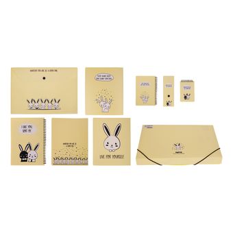 بسته لوازم تحریر پاپکو مدل pk-14031 بسته 9 عددی 