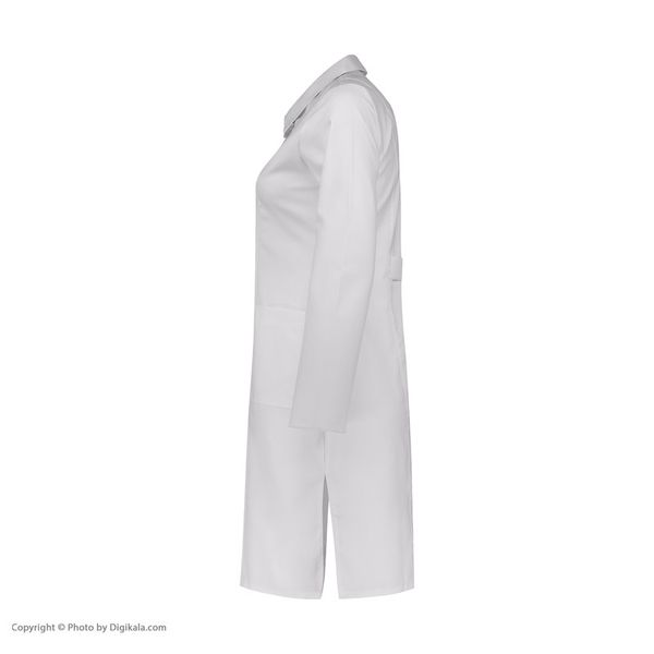 روپوش پزشکی زنانه خضرا مدل زیپدار کد 31200
