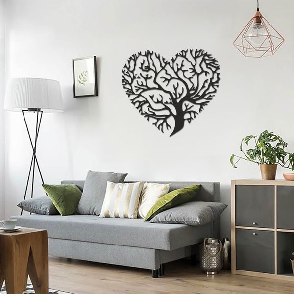 استیکر چوبی مدل heart of life