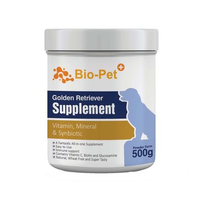 مکمل سگ گلدن رتریور بایو پت مدل Golden Retriever وزن 500 گرم