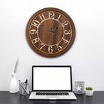 ساعت دیواری ولدر مدل 53 صفحه چوبی