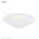 سرویس غذاخوری 28 پارچه چینی زرین ایران سری ایتالیا اف مدل Sepid Sadaf 2 درجه یک