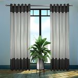 پرده تیکو دکو مدل کتان هرینگ ژور دار شش چین سایز 225x275 سانتیمتر