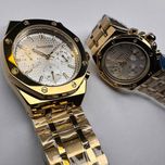 ست ساعت مچی عقربه‌ای کوارتز زنانه و مردانه سوئیس آرت مدل ANT054-55GD0300