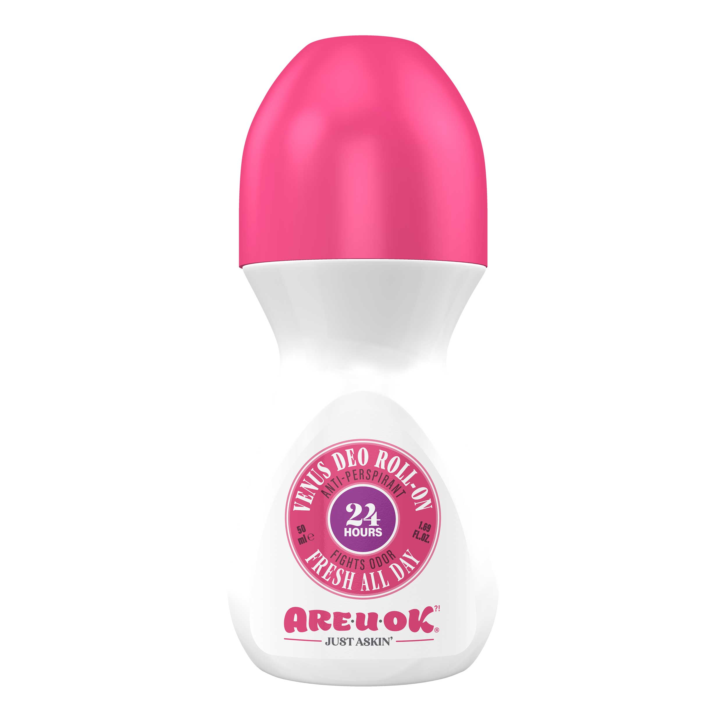 رول ضد تعریق آر یو اوکی مدل Venus deo roll-on حجم 50 میلی لیتر
