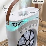 پنکه شارژی تکنودی مدل مه پاش  new 2027 ظرفیت 3600 میلی آمپر ساعت