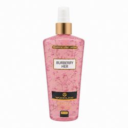 بادی اسپلش زنانه وودلایک مدل Burberry Her حجم 250 میلیلیتر