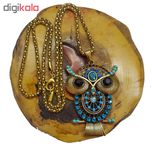 گردنبند زنانه طرح جغد مدل TJ003