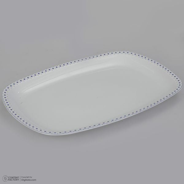 سرویس غذاخوری 27 پارچه 6 نفر چینی زرین ایران مدل کواترو ورنیکا درجه عالی