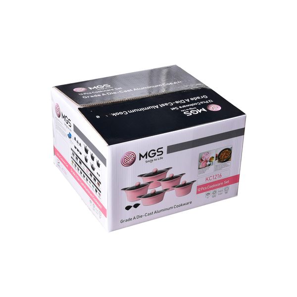  سرویس پخت و پز 12 پارچه ام جی اس مدل KC 1216 