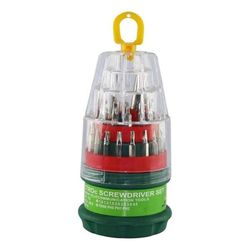 پیچ گوشتی و سری پیچ گوشتی مدل XR TOOLS نمکدونی بسته 31 عددی