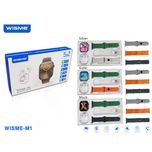 ساعت هوشمند 49 میلی متری ویسمی مدل WISME-M1 با بند سیلیکونی به همراه هدفون