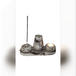 ست 4 تکه دکوری بتنی مدل لوتوس کد 201