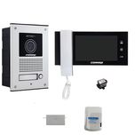 مجموعه دربازکن تصویری کوماکس مدل 72KM-4UCM یک طبقه به همراه محافظ ولتاژ مانیتور