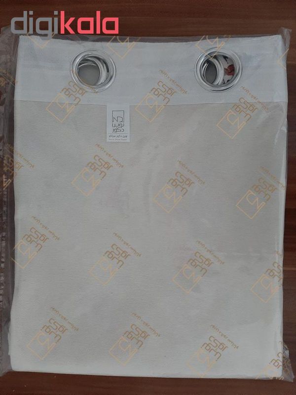 پرده نوین دکور سیاناو مدل ND1800 سایز 280 × 300 سانتی متر