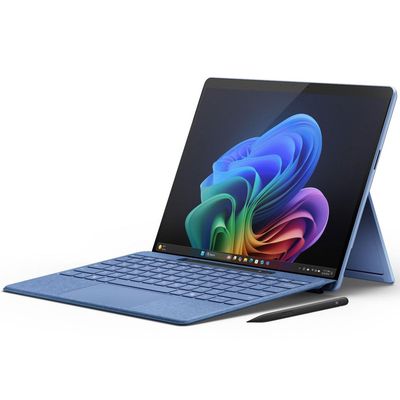 تبلت 13 اینچی مایکروسافت مدل Surface Pro 11-Snapdragon X Elite OLED ظرفیت 512 گیگابایت و رم 16 گیگابایت به همراه کیبورد Surface