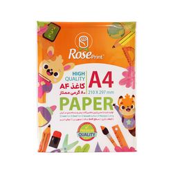 کاغذ A4 مدل رزپرینت کد POTG27 ته 250 عددی