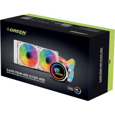 CPU COOLING GREEN GLACIER 240 STREAM ARGB