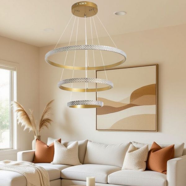 لوستر آویز شاهان تک مدل gold70b